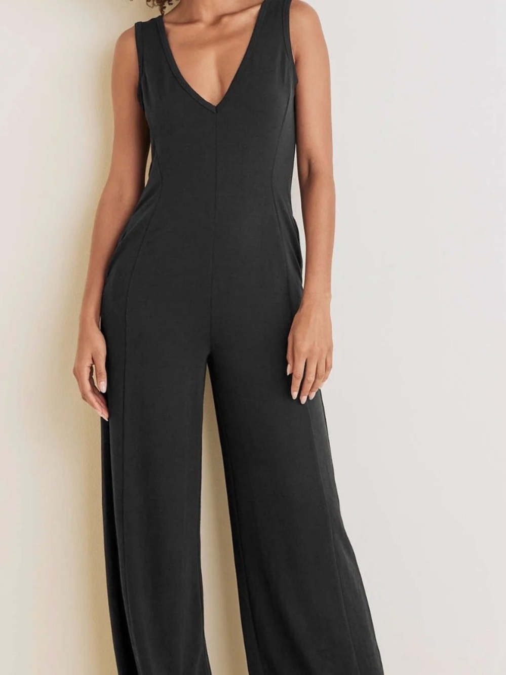 Venus New Without Tags Black Casual Jumpsuit